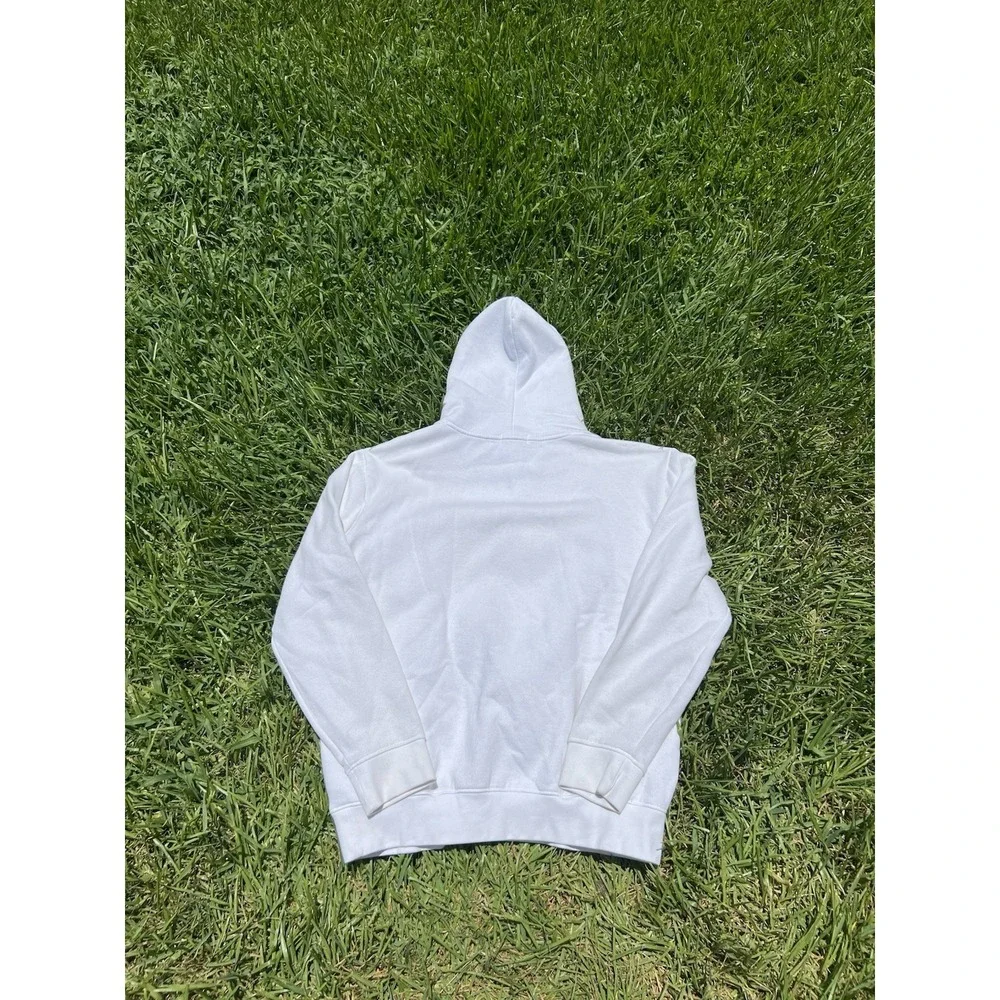 Polo Ralph Lauren Surfing Bear Hoodie Sweatshirt Men's Large White Pullover